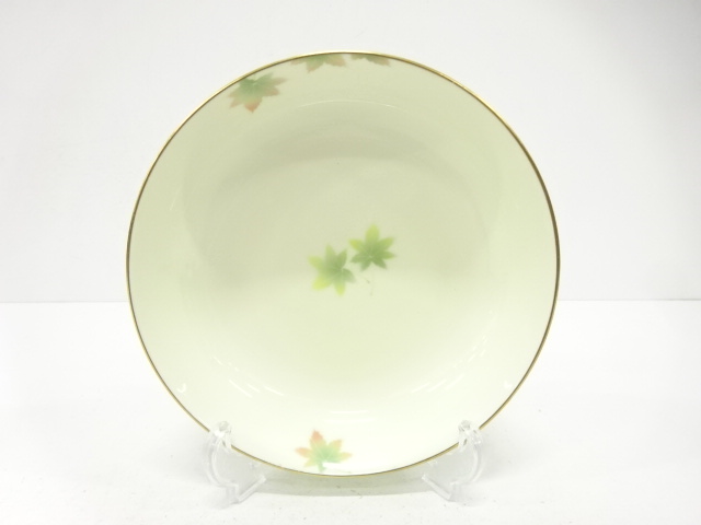 深川製　楓文　平鉢